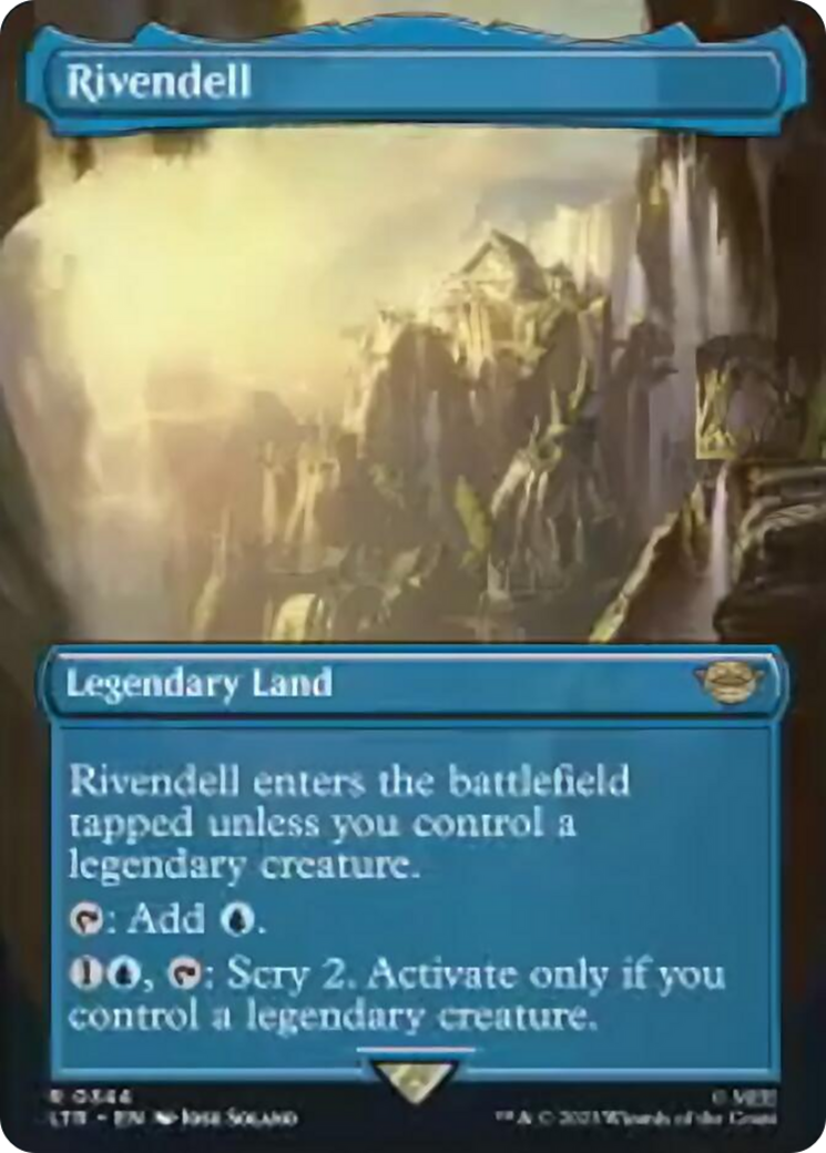 Rivendell (Borderless Alternate Art) [The Lord of the Rings: Tales of Middle-Earth] Foil