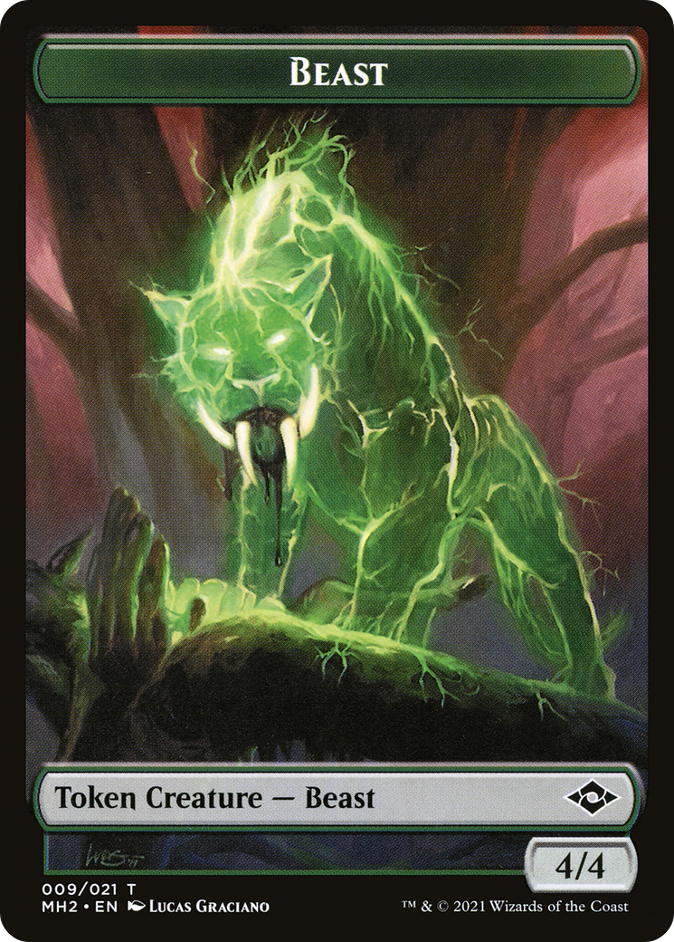 Beast  [Modern Horizons 2 Tokens] Foil