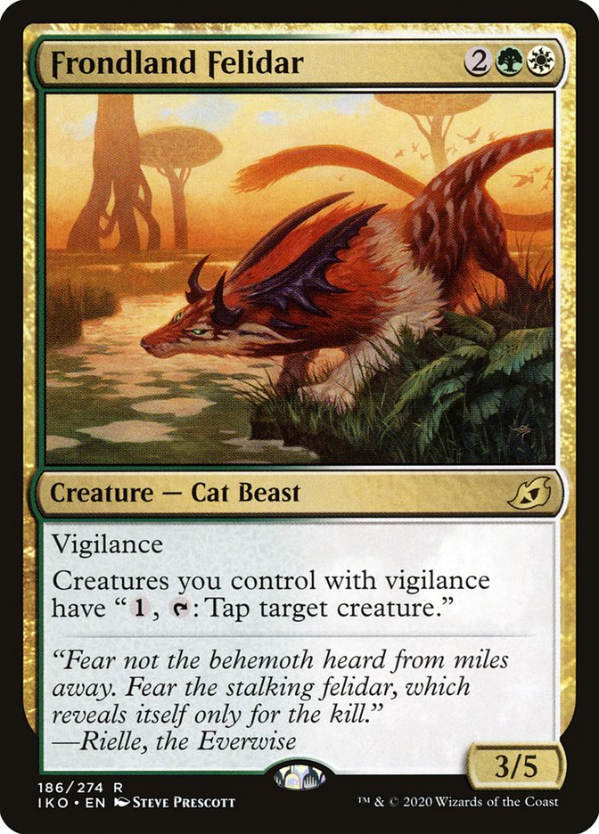 Frondland Felidar [Ikoria: Lair of Behemoths] Foil