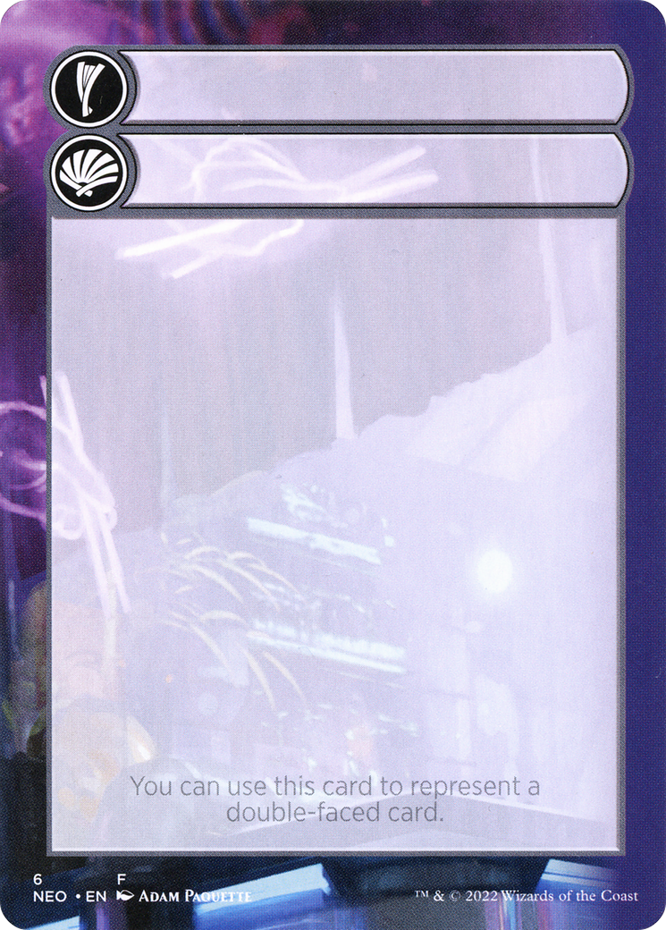 Double-Faced Substitute Card  [Kamigawa: Neon Dynasty Substitute Cards] (Borderless)