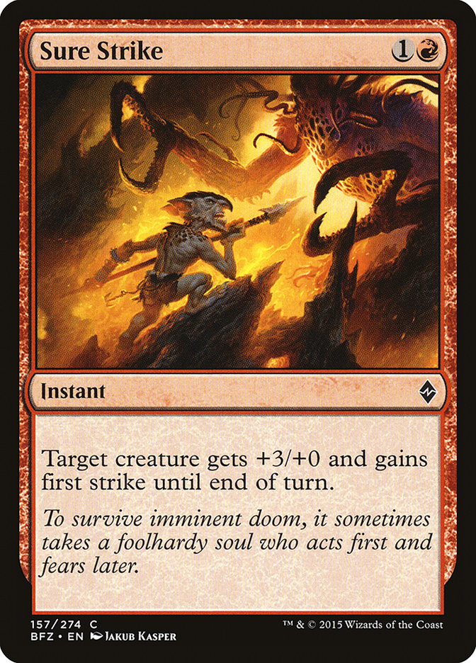 Sure Strike [Battle for Zendikar] Foil -1