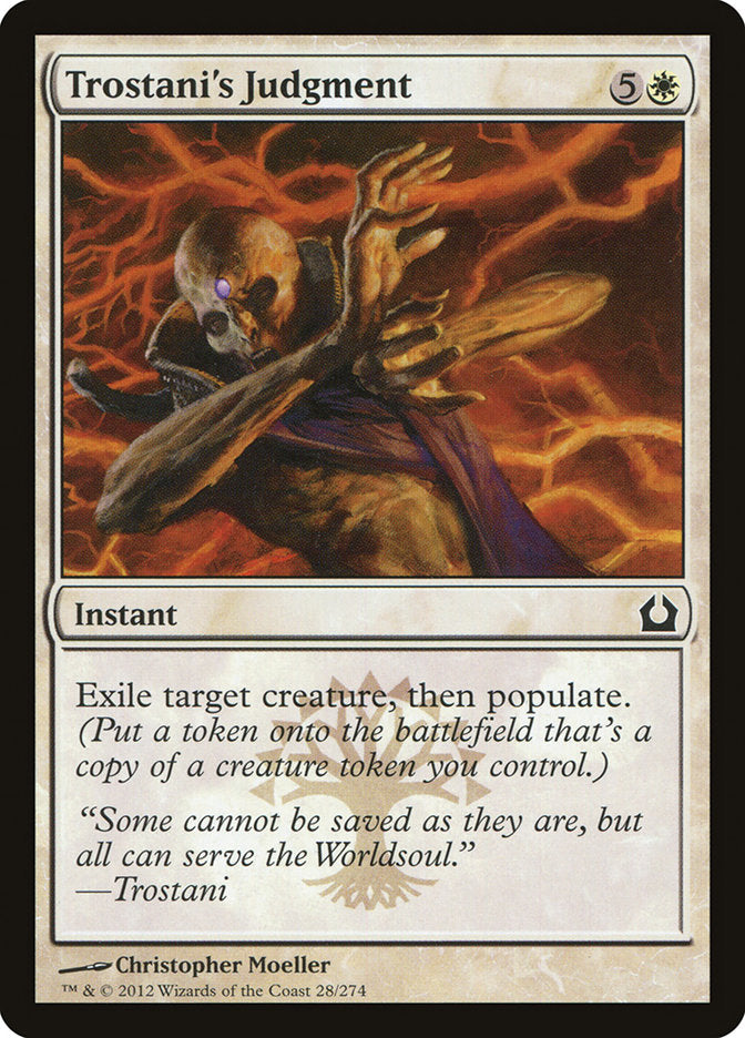 Trostani's Judgment [Return to Ravnica] Foil