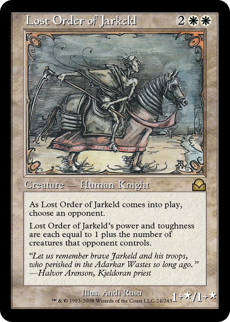 Lost Order of Jarkeld  [Masters Edition II] Foil