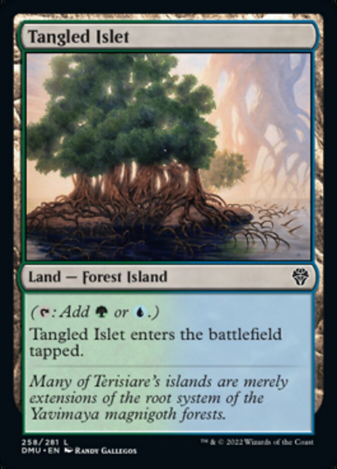 Tangled Islet [Dominaria United] Foil