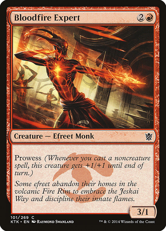 Bloodfire Expert [Khans of Tarkir] Foil