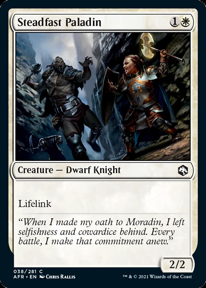 Steadfast Paladin [Dungeons & Dragons: Adventures in the Forgotten Realms] Foil