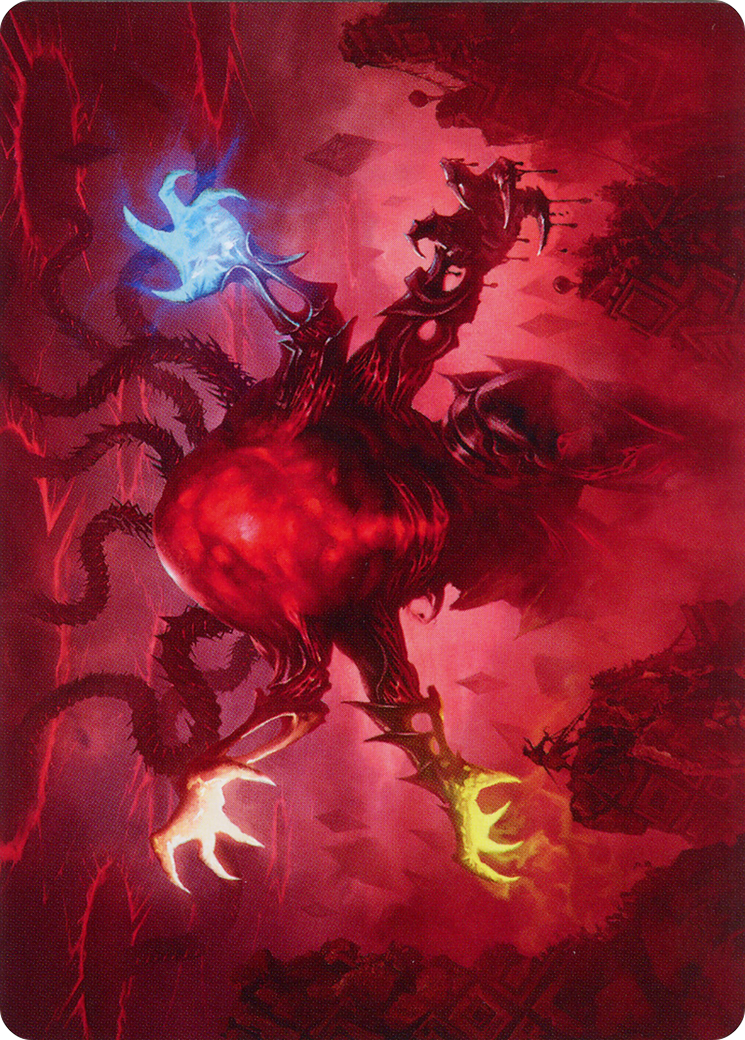 Omnath, Locus of All // Omnath, Locus of All  [March of the Machine Art Series] (Borderless) Foil