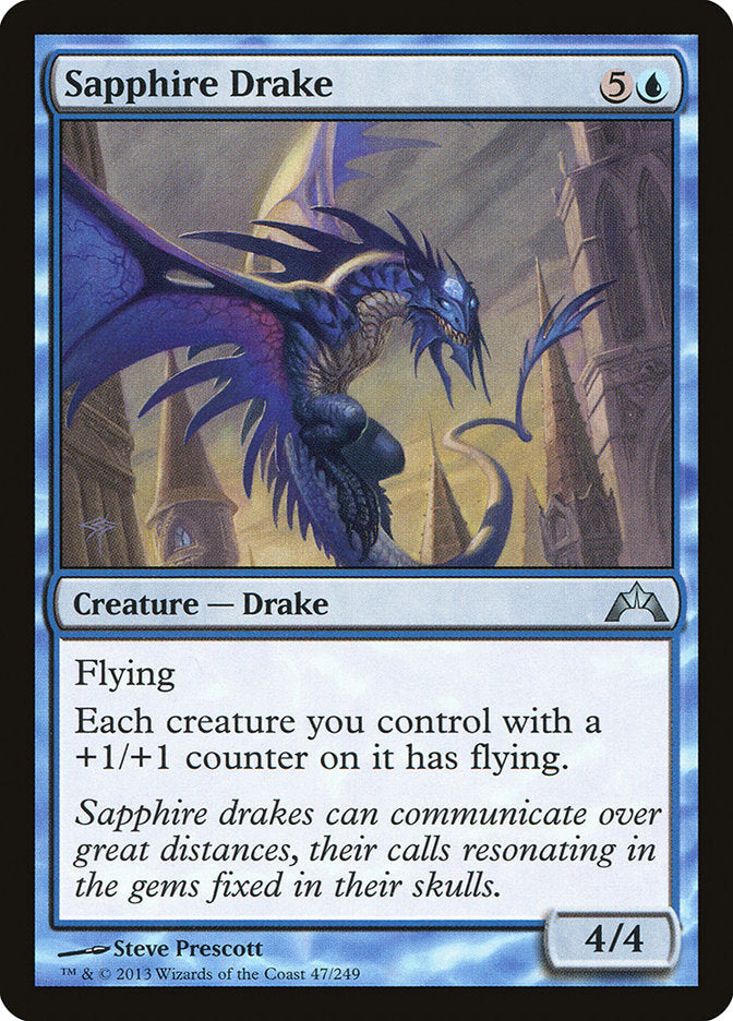 Sapphire Drake [Gatecrash] Foil