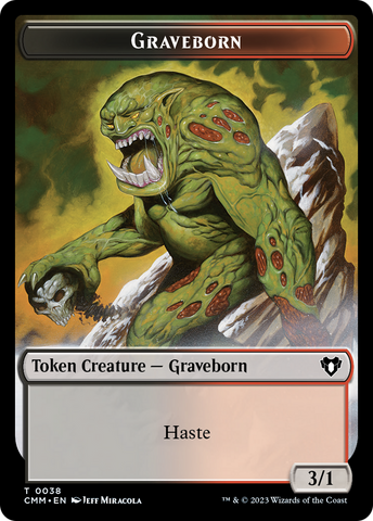 Thopter // Graveborn Double-Sided Token [Commander Masters Tokens]