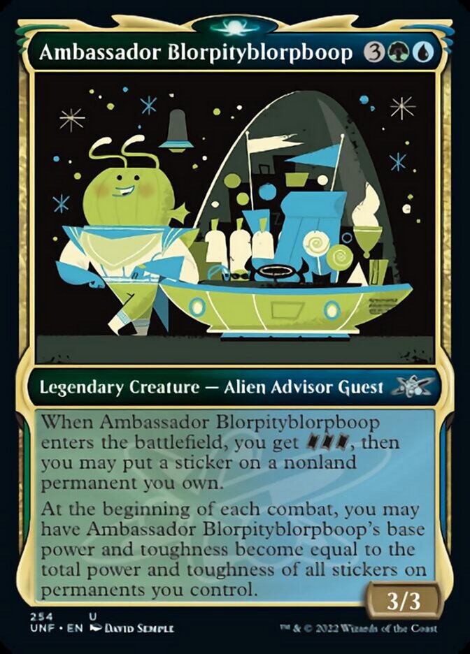 Ambassador Blorpityblorpboop (Showcase) [Unfinity] Foil