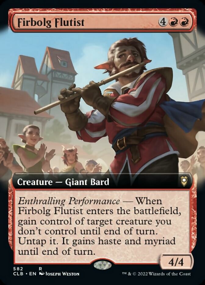 Firbolg Flutist (Extended Art) [Commander Legends: Battle for Baldur's Gate] Foil