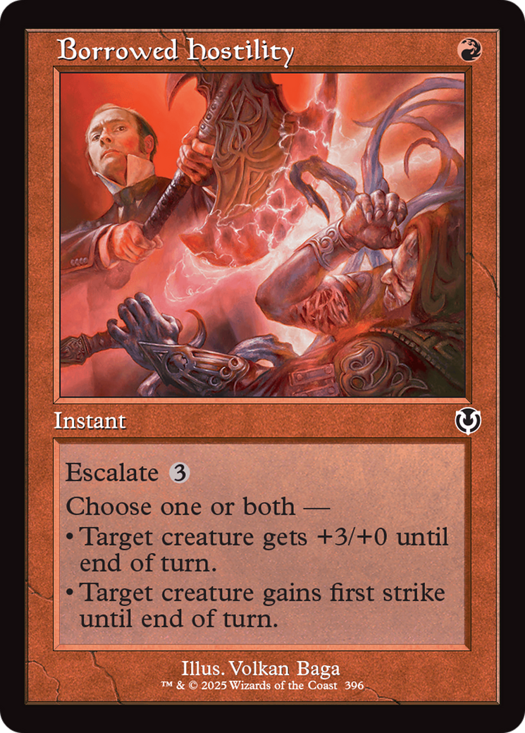Borrowed Hostility (Retro Frame) [Innistrad Remastered] Foil
