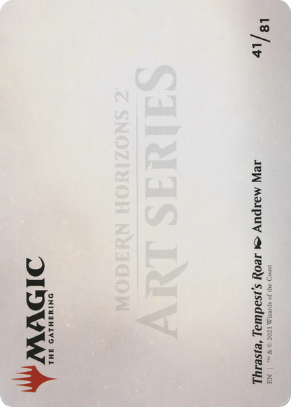 Thrasta, Tempest's Roar // Thrasta, Tempest's Roar  [Modern Horizons 2 Art Series] (Borderless)