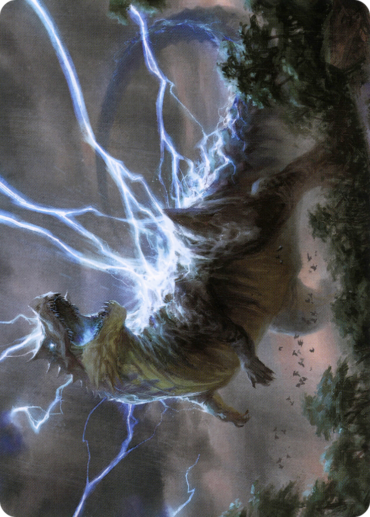 Thrasta, Tempest's Roar // Thrasta, Tempest's Roar  [Modern Horizons 2 Art Series] (Borderless)