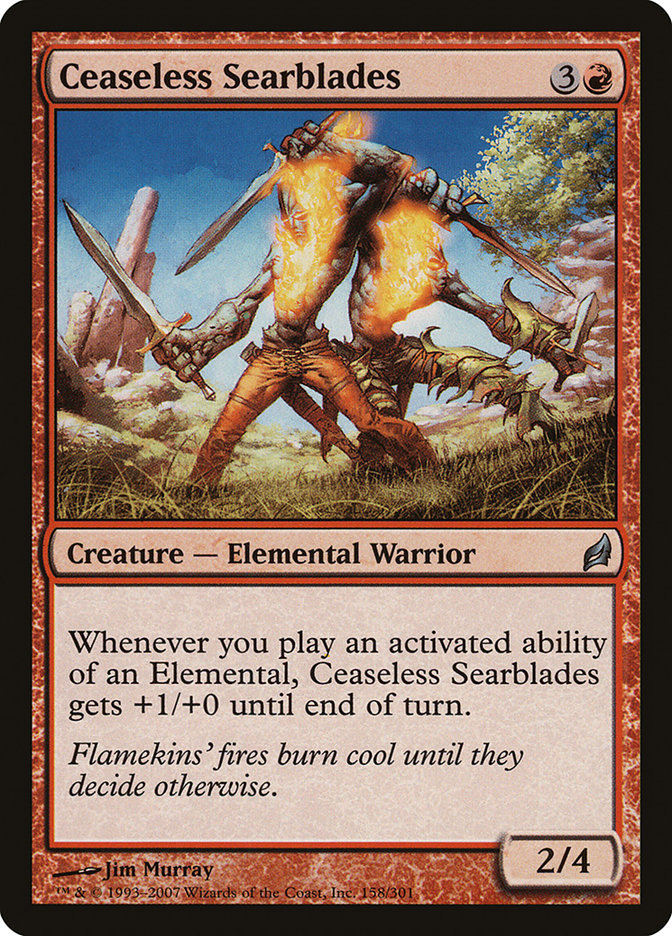 Ceaseless Searblades [Lorwyn] Foil