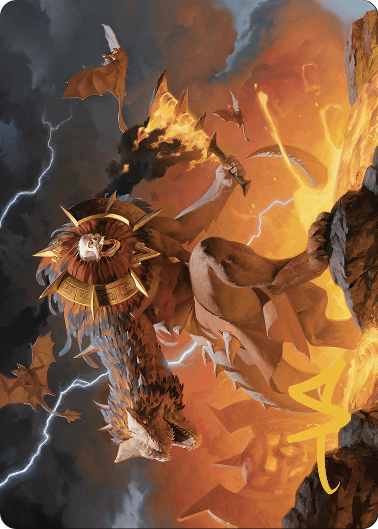 Ojer Axonil, Deepest Might // Ojer Axonil, Deepest Might  [The Lost Caverns of Ixalan Art Series] (Borderless)