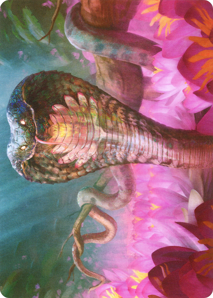 Lotus Cobra // Lotus Cobra  [Zendikar Rising Art Series] (Borderless) Foil
