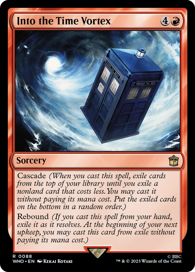 Into the Time Vortex [Doctor Who] Foil