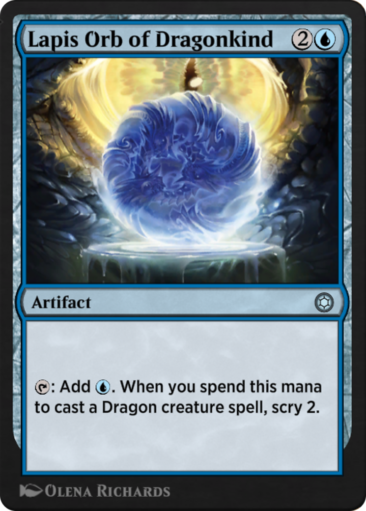 Lapis Orb of Dragonkind  [Alchemy Horizons: Baldur's Gate]