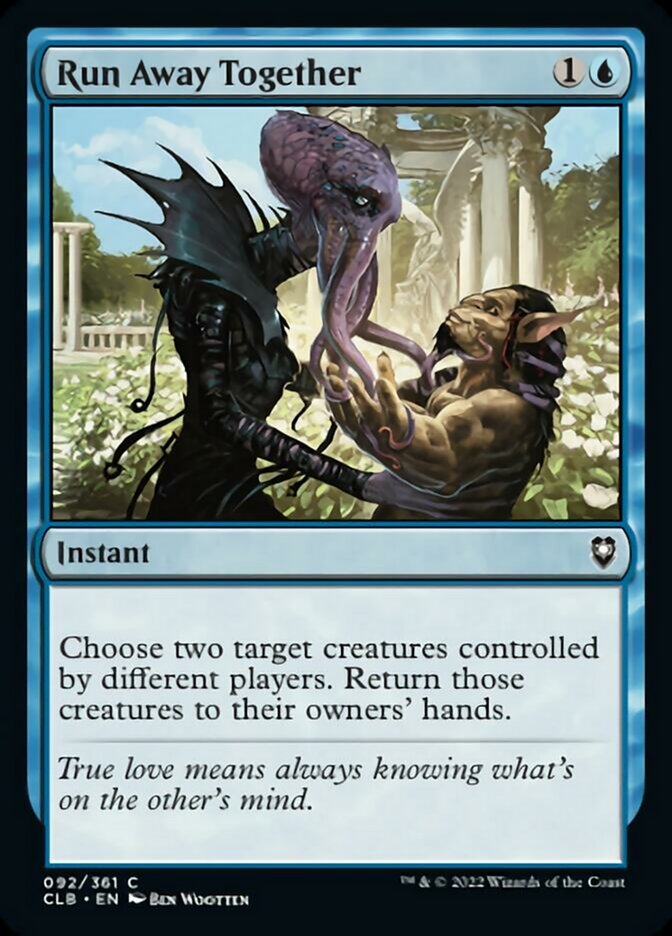 Run Away Together [Commander Legends: Battle for Baldur's Gate] Foil