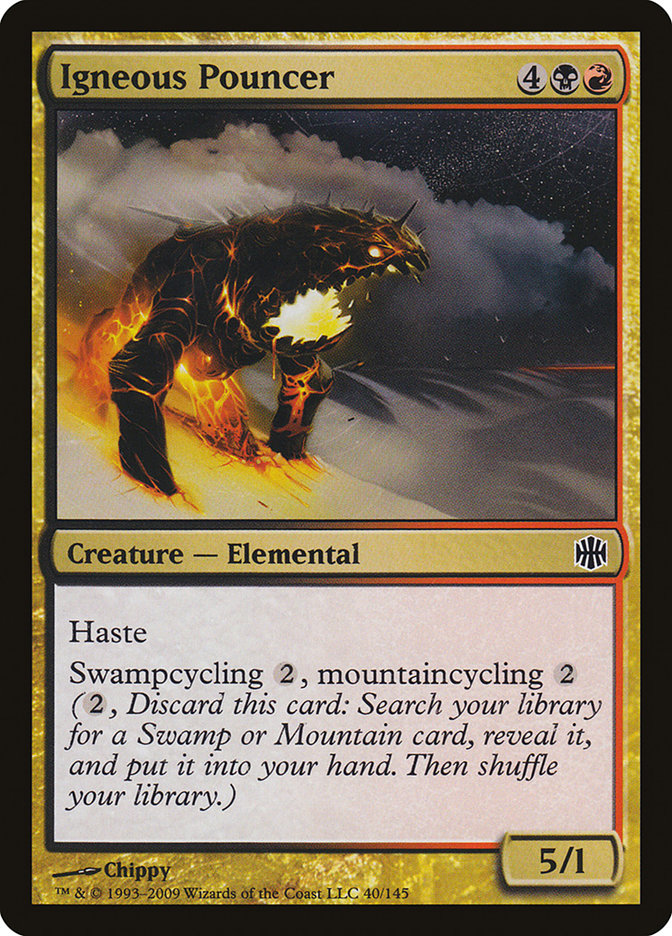 Igneous Pouncer [Alara Reborn] Foil