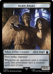 Alien Angel // Dinosaur Double-Sided Token [Doctor Who Tokens]