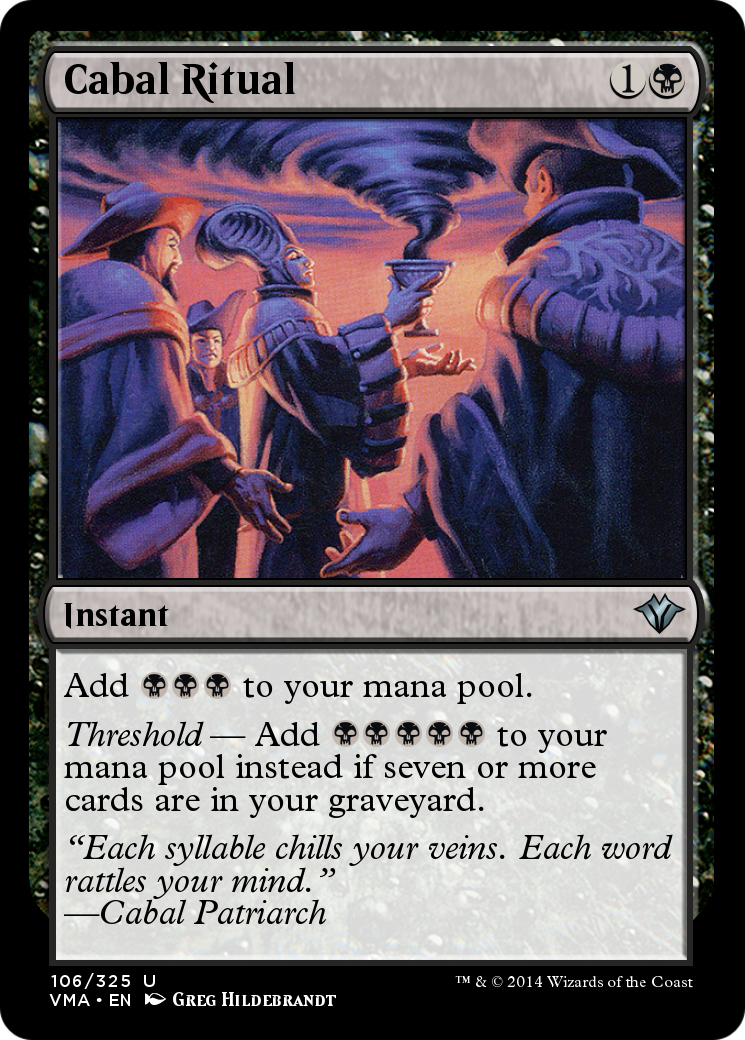 Cabal Ritual  [Vintage Masters] Foil