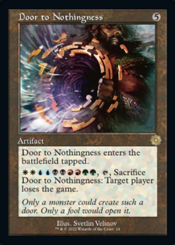 Door to Nothingness (Retro) [The Brothers' War Retro Artifacts] Foil