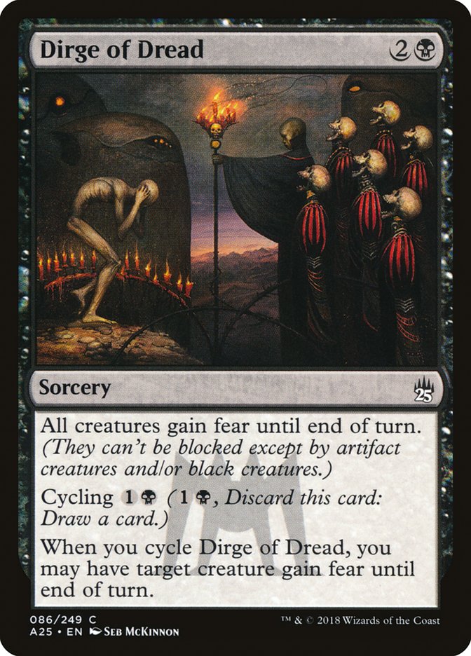 Dirge of Dread [Masters 25] Foil