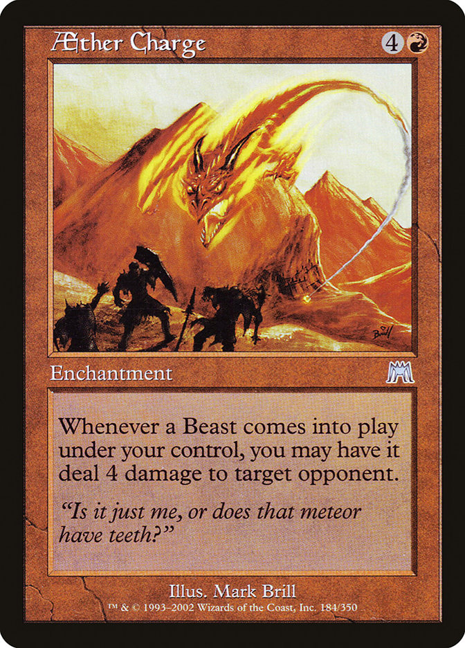 Aether Charge [Onslaught] Foil