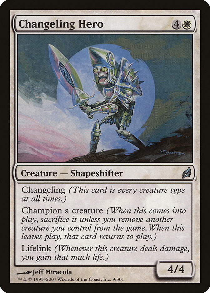 Changeling Hero [Lorwyn] Foil