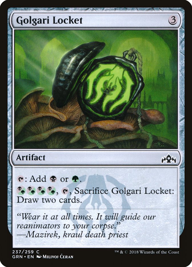 Golgari Locket [Guilds of Ravnica] Foil