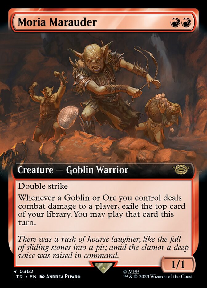 Moria Marauder (Extended Art) [The Lord of the Rings: Tales of Middle-Earth] Foil