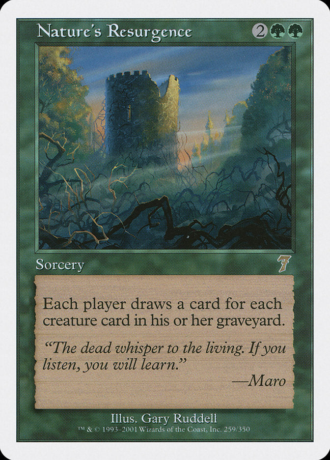 Nature's Resurgence [Seventh Edition] Foil