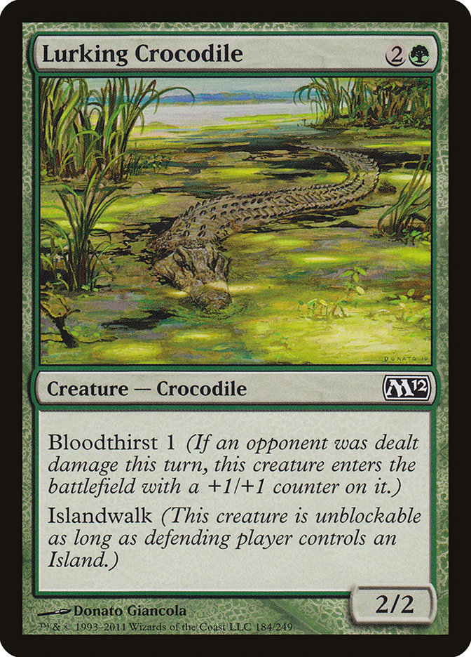 Lurking Crocodile [Magic 2012] Foil