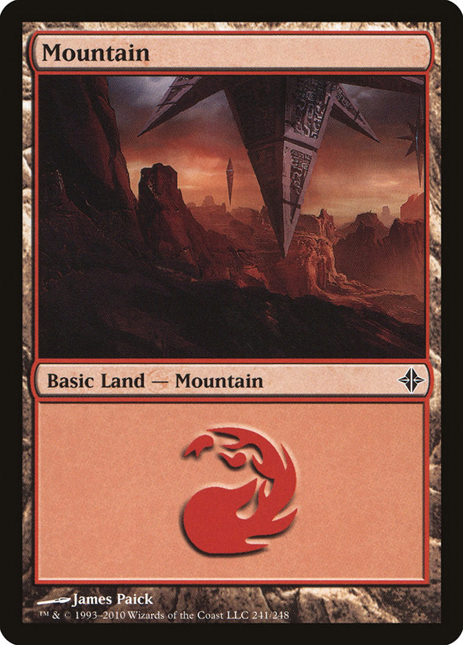Mountain (241) [Rise of the Eldrazi] Foil