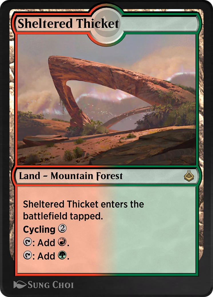 Sheltered Thicket  [Amonkhet Remastered]
