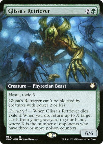 Glissa's Retriever (Extended Art) [Phyrexia: All Will Be One Commander] Foil