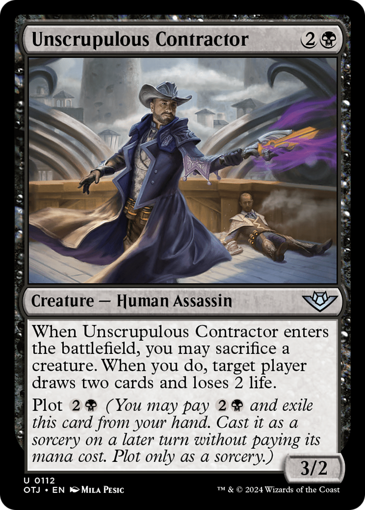 Unscrupulous Contractor [Outlaws of Thunder Junction] Foil