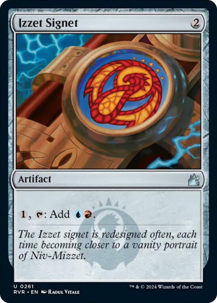 Izzet Signet [Ravnica Remastered] Foil