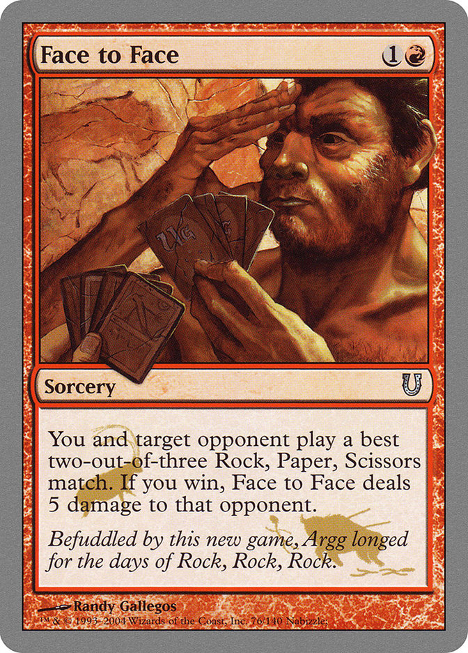 Face to Face [Unhinged] Foil