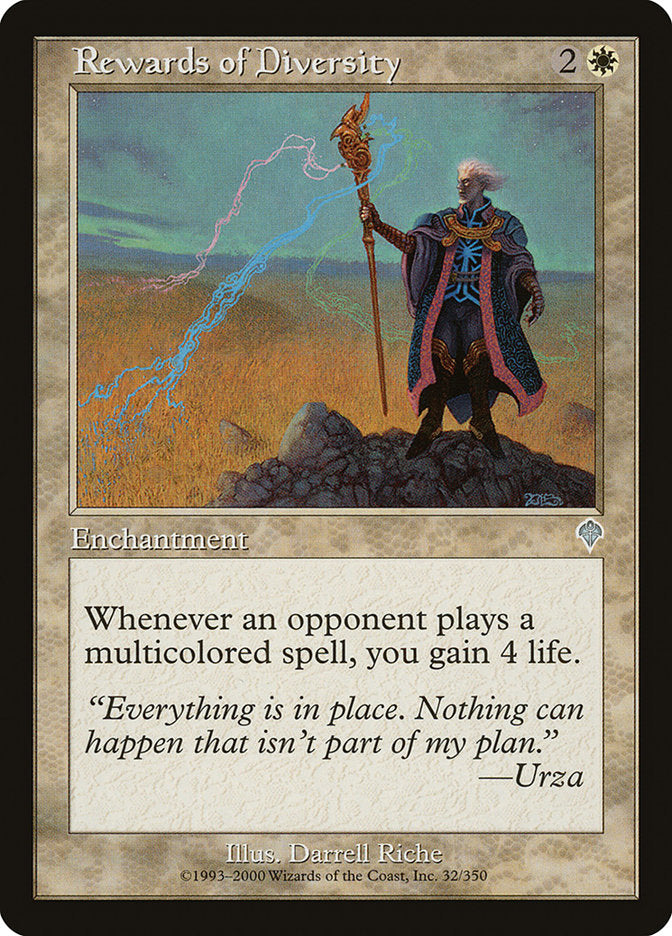 Rewards of Diversity [Invasion] Foil