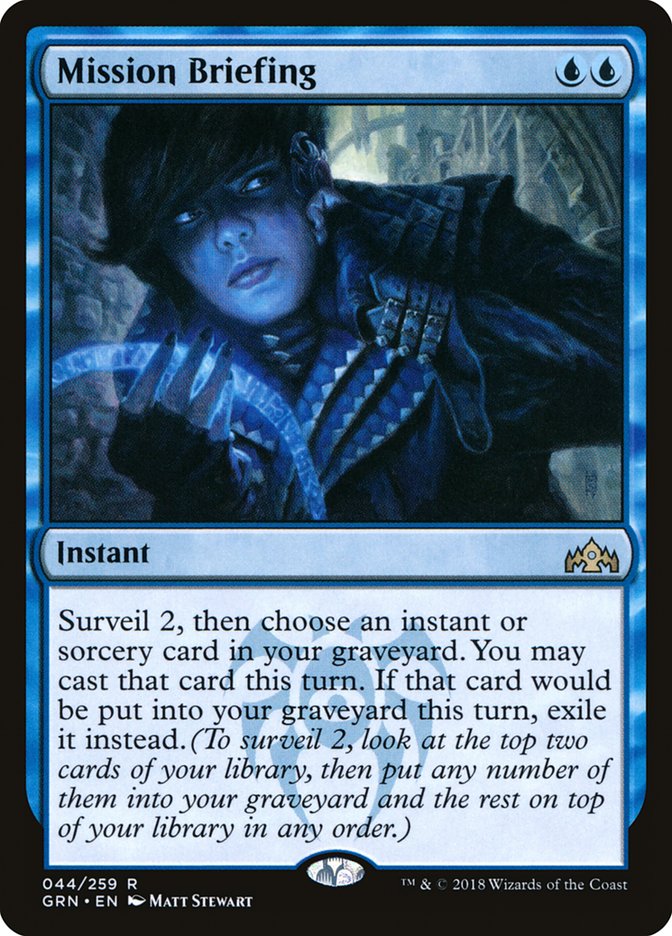 Mission Briefing [Guilds of Ravnica] Foil