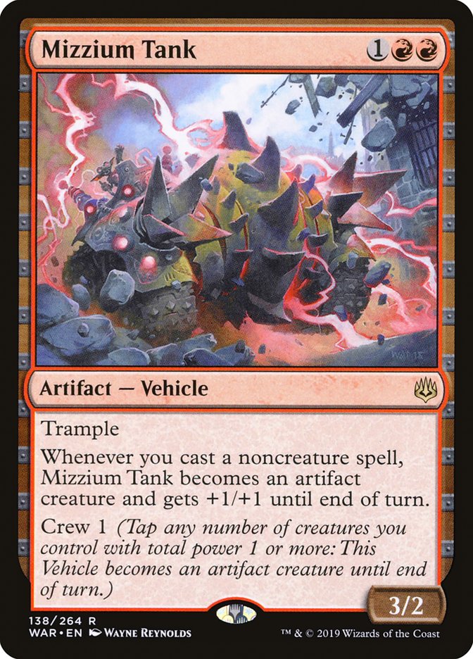 Mizzium Tank [War of the Spark] Foil