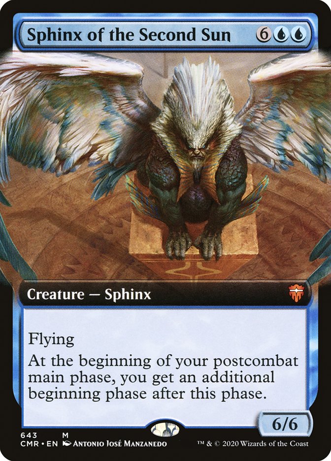 Sphinx of the Second Sun (Extended Art) [Commander Legends] Foil