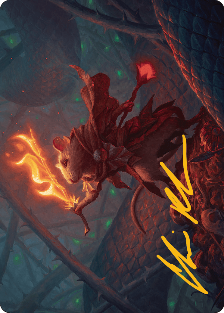 Emberheart Challenger // Emberheart Challenger  [Bloomburrow Art Series] (Borderless)