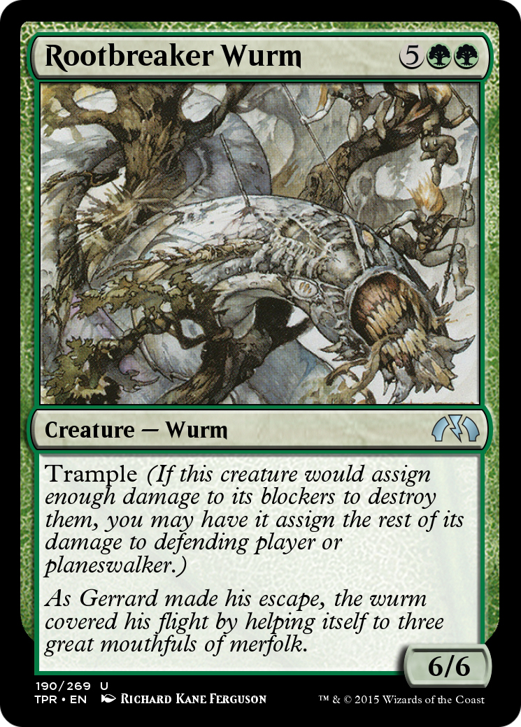 Rootbreaker Wurm  [Tempest Remastered] Foil