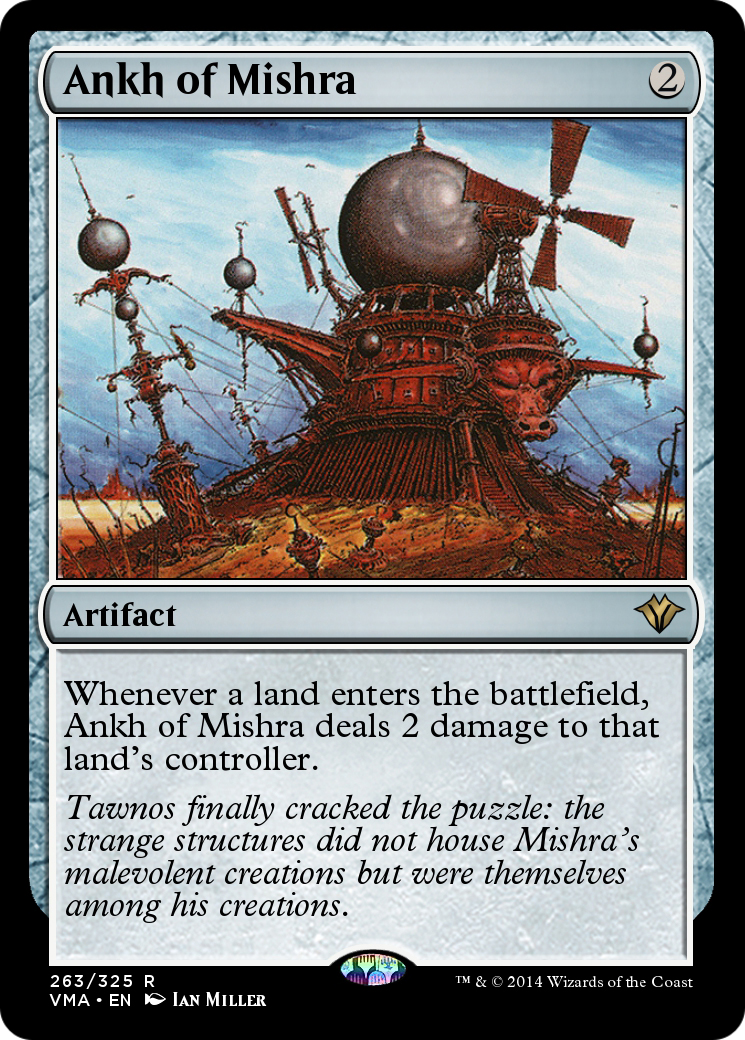 Ankh of Mishra  [Vintage Masters] Foil