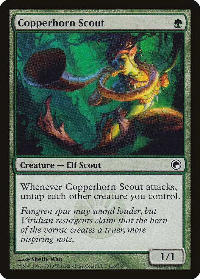 Copperhorn Scout [Scars of Mirrodin] Foil