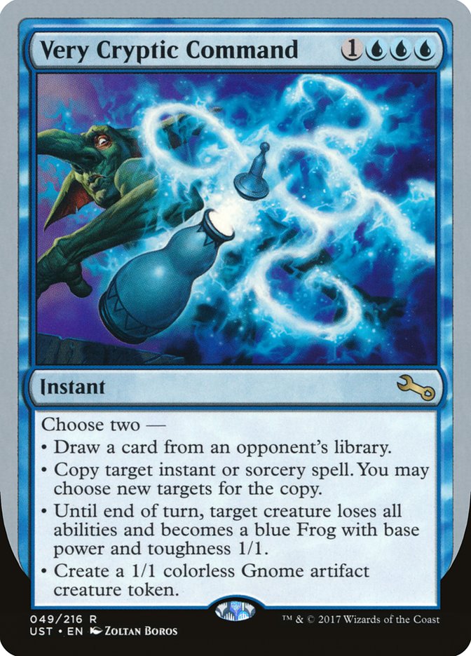 Very Cryptic Command (Draw) [Unstable] Foil